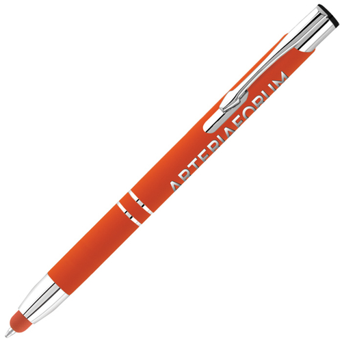 DISC Electra Classic LT Soft Touch Stylus Pen - Engraved Main Image