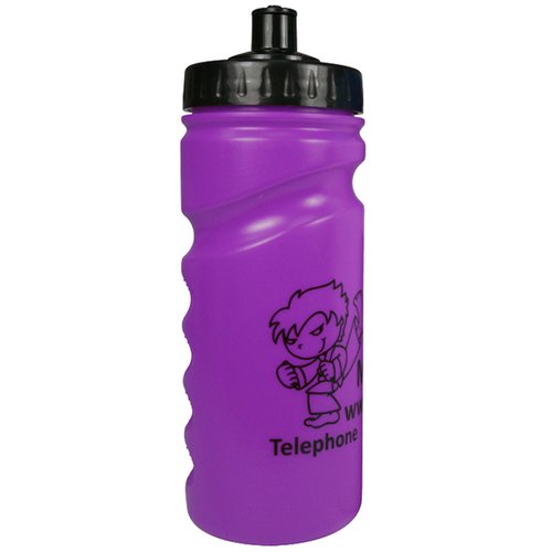 SUSP TIL SEPT 500ml Finger Grip Sports Bottle - Push Pull Cap - 1 Day Main Image