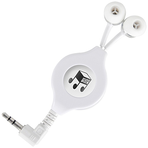 Ivy Extendable Earphones - Domed - Digital Print Main Image