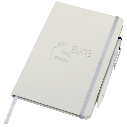 Polar A5 Notebook with Select Stylus Pen - Debossed Main Image