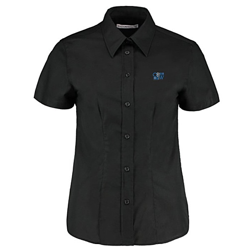 Kustom Kit Women's Workwear Oxford Shirt - Short Sleeve - Embroidered Main Image