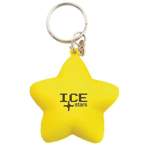 Stress Star Keyring - Printed Main Image