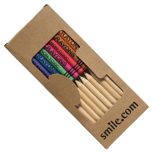 Lucky Pencil & Crayon Set Main Image