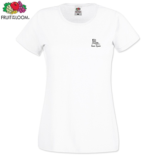 Fruit Of The Loom Women's Original T-Shirt - White Main Image