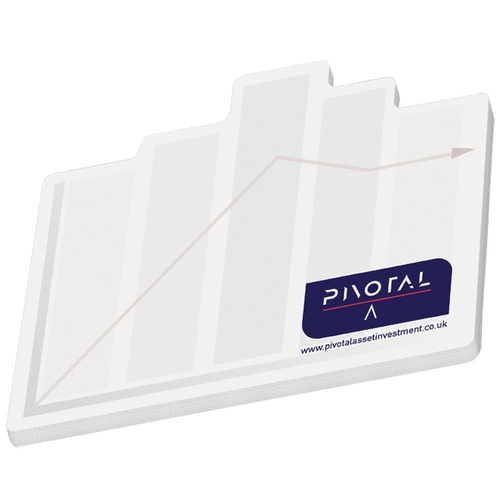 Shaped Sticky Notes - Graph Main Image