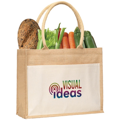 DISC Upchurch Jute Bag - Full Colour Main Image
