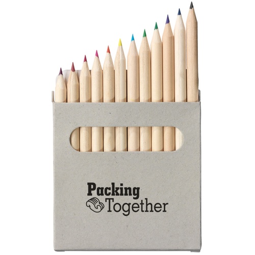 DISC Tallin 12 Pack Mini Colouring Pencils Main Image
