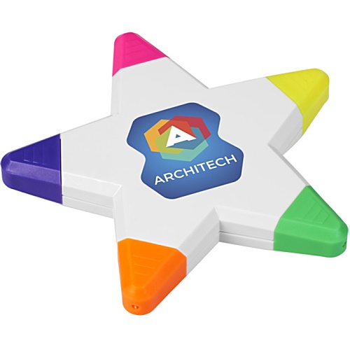 Promotional Star Highlighter - Digital Print Main Image