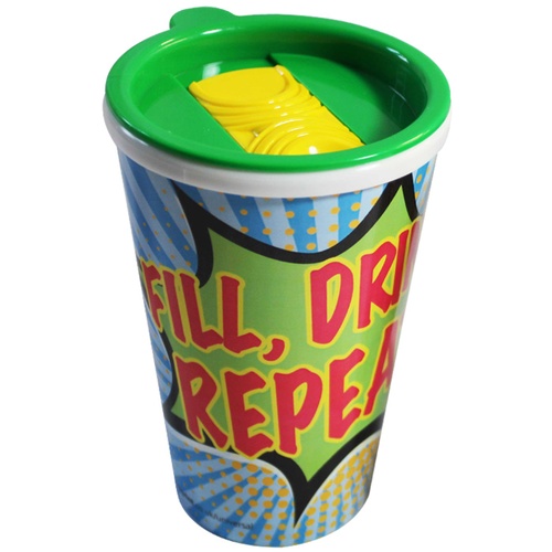 DISC Universal Travel Mug - Sip & Slide Lid - Full Colour Main Image