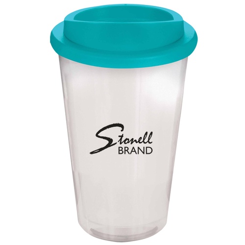 DISC Americano Travel Mug - Translucent - White Main Image