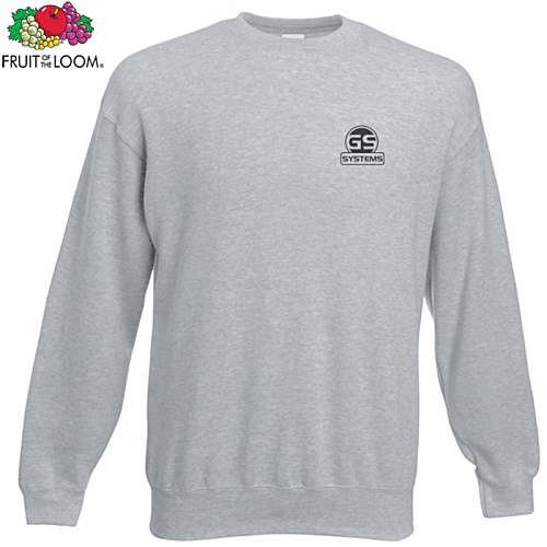 DISC Fruit of the Loom Drop Shoulder Sweatshirt - Printed Main Image