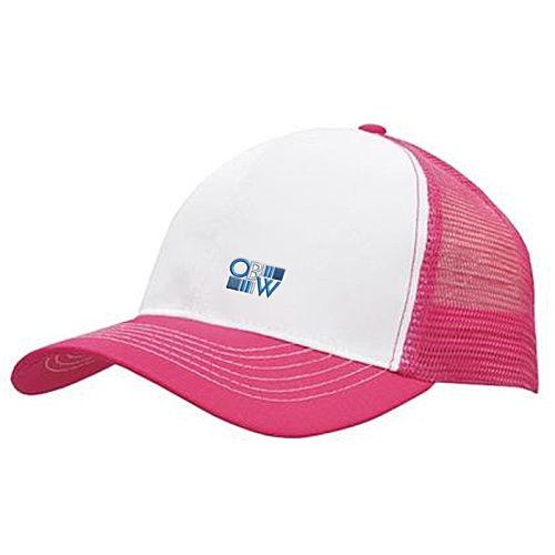 Classic Trucker Cotton Cap - Embroidered Main Image