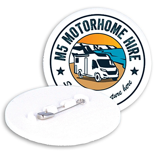 DISC 55mm Circle Badge Main Image