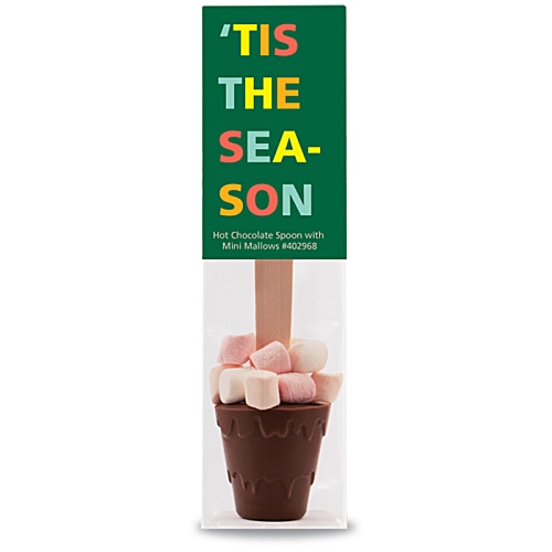 Hot Chocolate Spoon with Mini Mallows - Milk Chocolate Main Image