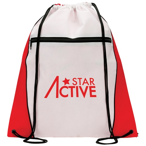 DISC Contrast Drawstring Bag Main Image