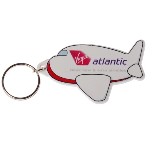 Shaped Recycled Keyring - Plane Main Image