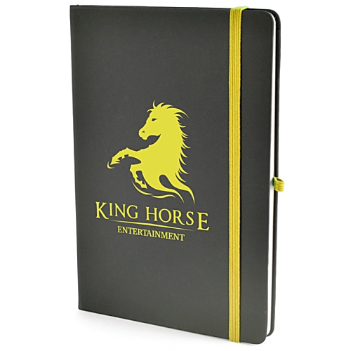 Bowland A5 Black Notebook - Printed Main Image