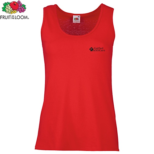 SUSP - Fruit of the Loom Women's Value Vest - Colours Main Image