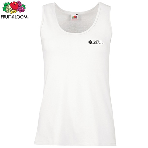 SUSP - Fruit of the Loom Women's Value Vest - White Main Image