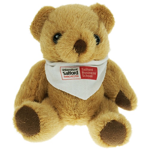 13cm Jointed Honey Bear with Bandana Main Image