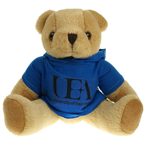 25-cm Jointed Honey Bear with Hoody Main Image
