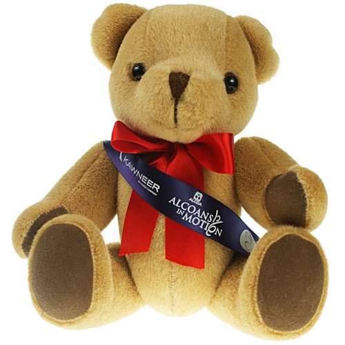 30-cm Jointed Honey Bear with Sash Main Image