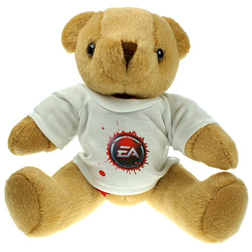 25-cm Jointed Honey Bear with T-Shirt Main Image