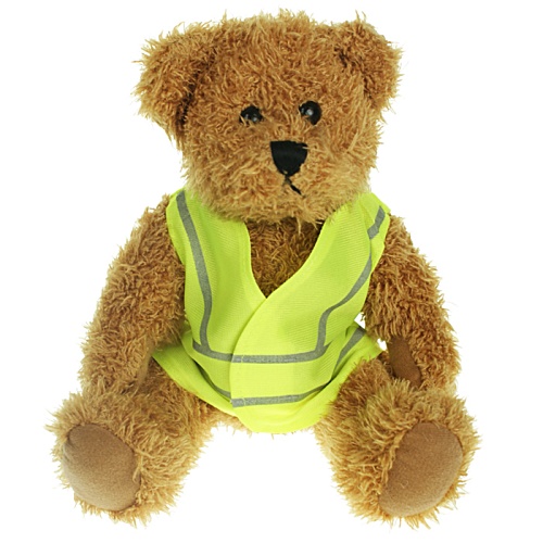 25cm Sparkie Bear with Hi Vis Jacket Main Image