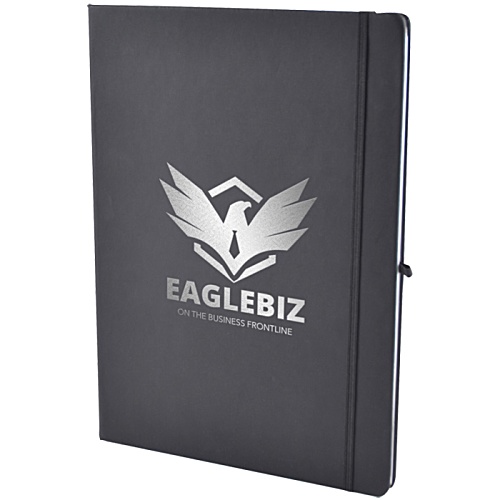 A4 Soft Touch Notebook - Foil Block Main Image
