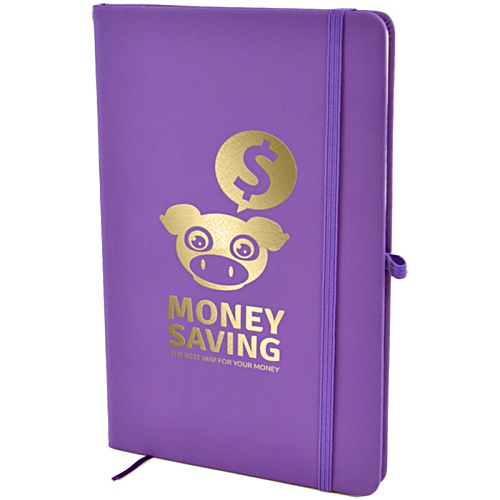 A5 Soft Touch Notebook - Foil Block Main Image