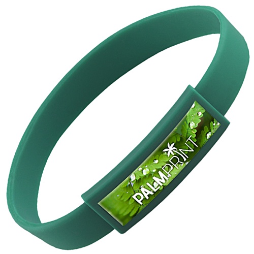 Domed Silicone Wristband Main Image