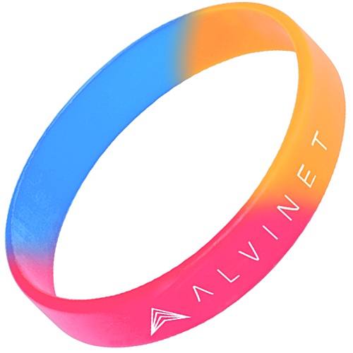 Silicone Wristband - Custom 3 Colours Main Image