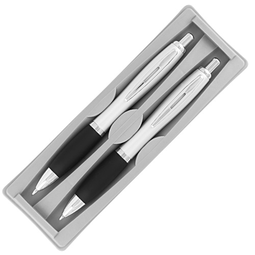 Contour Argent Pen & Pencil Set Main Image