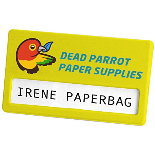 DISC Recycled Name Badge - Colours Main Image