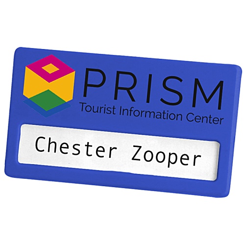 DISC Recycled Magnetic Name Badge - Colours Main Image