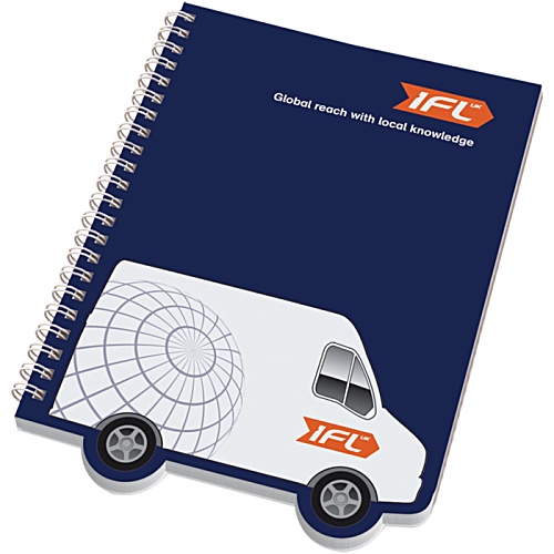 A5 Shaped Notebook - Van Main Image
