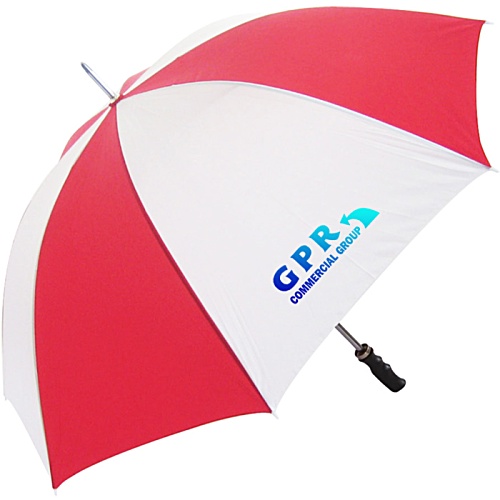 Budget Golf Promotional Umbrella - Stripes - Digital Print Main Image