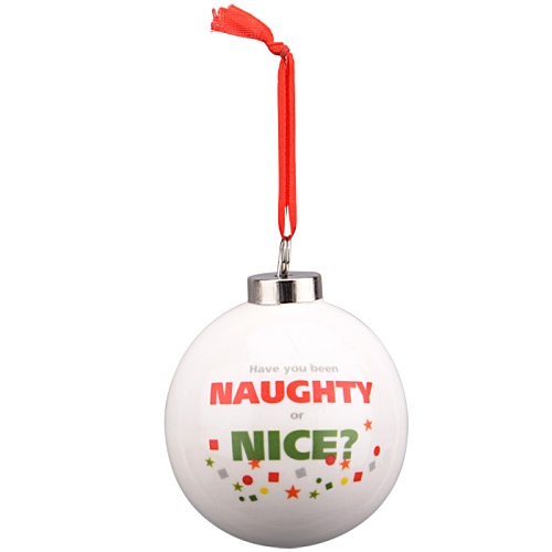 Bone China Chrismtas Bauble Main Image