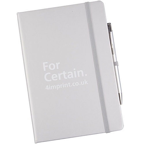 A5 Soft Touch Notebook with Colour Matt Pen Main Image