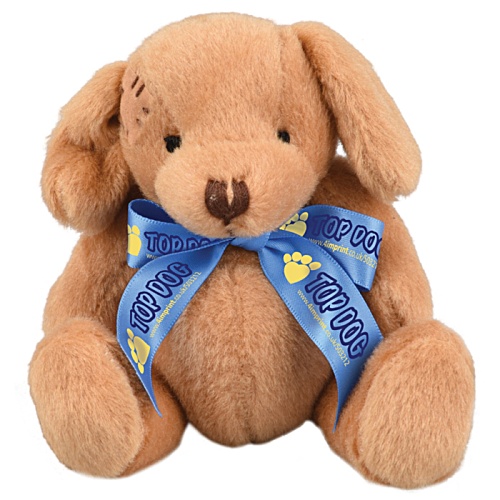 Patch Puppy with Bow - Beige Main Image