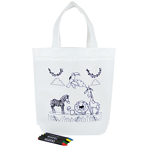 DISC Kids Colour-In Bag & Crayons Main Image