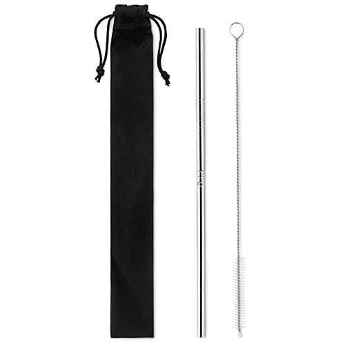 Stainless Steel Straw & Brush Set Main Image