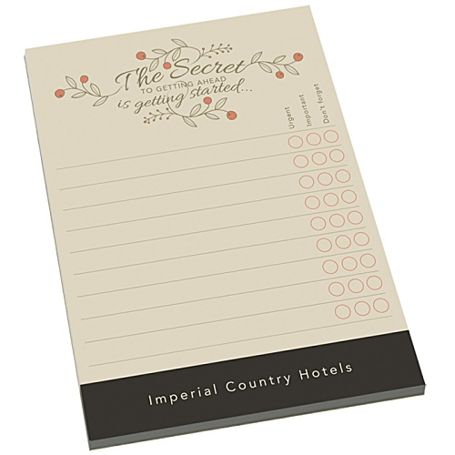 A6 50 Sheet Recycled Notepad - Digital Print Main Image