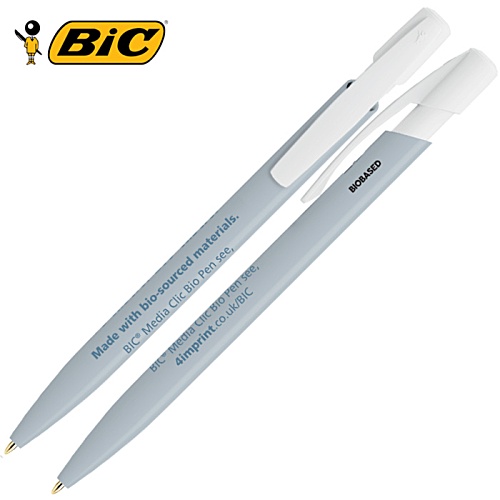 BIC® Media Clic BIO Pen - White Clip Main Image