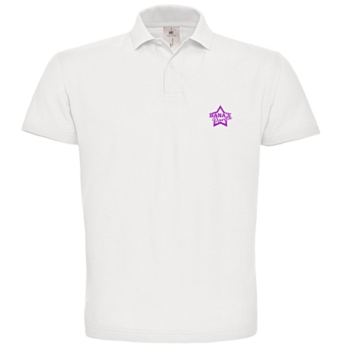 SUSP B&C Polo - White - Printed Main Image