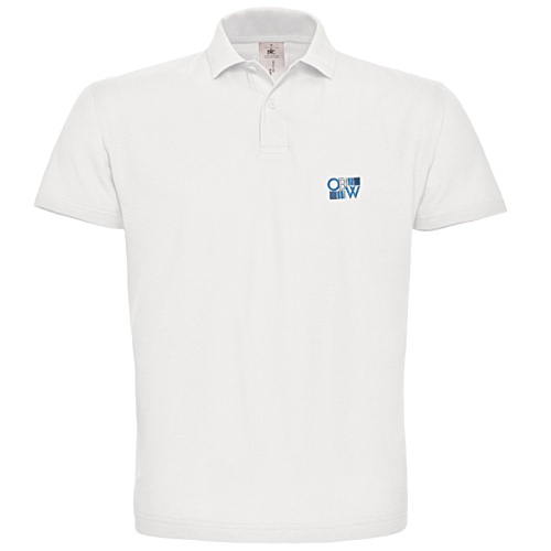 SUSP B&C Polo - White - Embroidered Main Image
