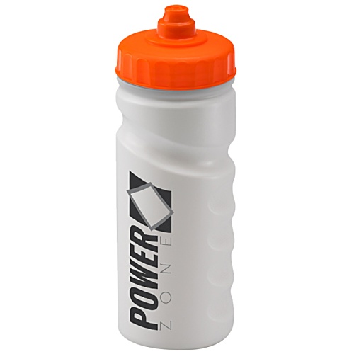 Recycled Finger Grip Sports Bottle - Valve Cap Main Image