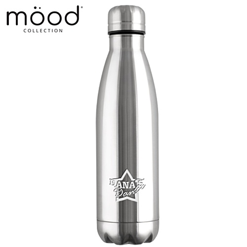 Mood Vacuum Insulated Bottle - Stainless Steel - Engraved Main Image
