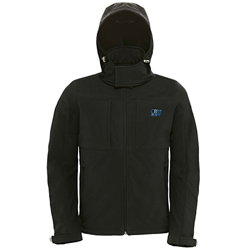 SUSP B&C Hooded Soft Shell Jacket Main Image