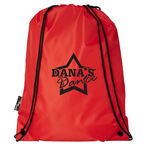Oriole Recycled Drawstring Bag - Printed Main Image